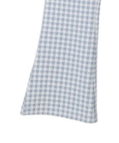 earth music&ecology チェックフレアイージーパンツ