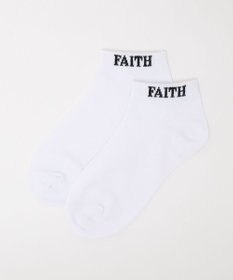 WEGO FAITHロゴショートソックス