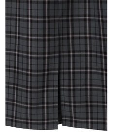 earth music&ecology チェックナロースカート