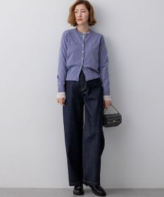 23区 L 【先行予約】プレミアムビオコットン ポケット カーディガン