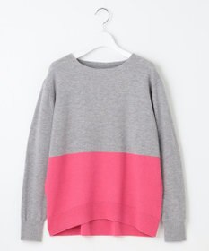 自由区 S 【洗える】セミウーステッドウールボートネック ニット