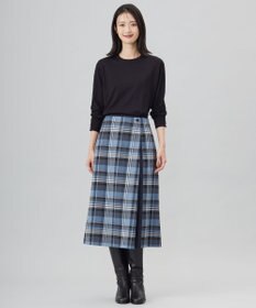 J.PRESS LADIES L 【洗える】スパーク ラメ配色 ニット