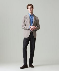 J.PRESS MEN 【ウォッシャブル可】アクティブウールジャージ スラックス