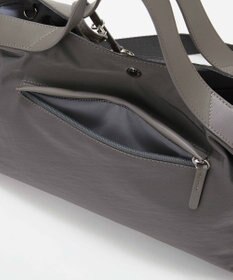 TOPKAPI 【Breath TOPKAPI】MORPH モーフ リンクルナイロン 2way ワイド トートバッグ チャーム付き　軽量 / 撥水