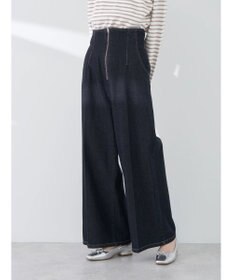 earth music&ecology フロントジップデニムパンツ