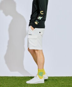 PW CIRCULUS 【虫よけ加工】【MEN】サークルロゴ ミドルソックス  ゴルフ