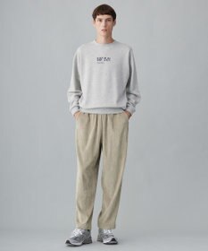 UNFILO MENS 【男女兼用】リラックス コーデュロイ ギャザーパンツ