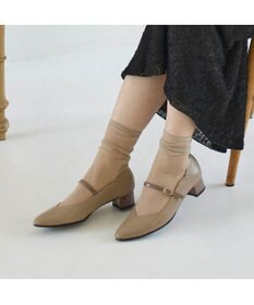 Riz raffinee <Riz raffinee>アーモンドトゥストラップパンプス