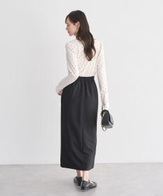 earth music&ecology ジップスリットＩラインスカート