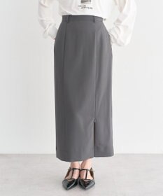 earth music&ecology ジップスリットＩラインスカート