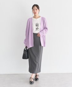 earth music&ecology ジップスリットＩラインスカート