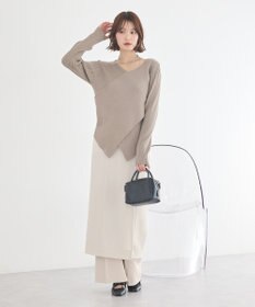 earth music&ecology ジップスリットＩラインスカート