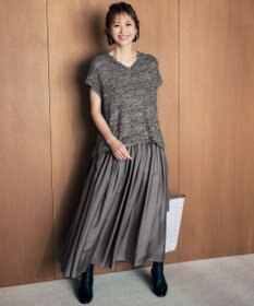 自由区 S ファンシーラメスラリット ニット