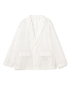 uncrave 【久慈暁子さん着用】シアー オーガンジー シャツ ジャケット