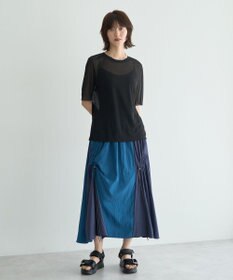 YECCA VECCA ドロストデザインロングスカート