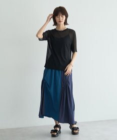 YECCA VECCA ドロストデザインロングスカート