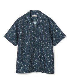 UNFILO MENS ボタニカルプリント オープンカラーシャツ【ギフトにもおすすめ】