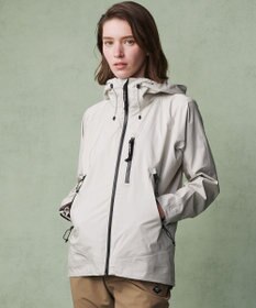 JOSEPH ABBOUD MOUNTAIN 【軽量/撥水/防風/透湿/ライナードッキング対応】ウルトラフライナイロン マウンテンシェルパーカー アイボリー系