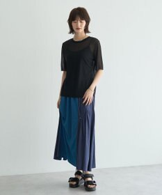 YECCA VECCA ドロストデザインロングスカート