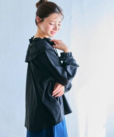 Feroux ラッシュガード ケープギャザー ブラウス