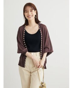 Green Parks ・ＥＬＥＮＣＡＲＥ　ＤＵＥパールツキシアーカーディガン