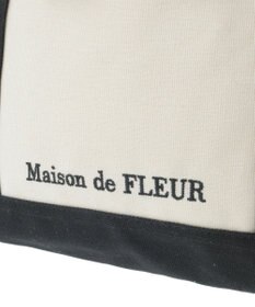 Maison de FLEUR マルチポケット帆布トートSバッグ
