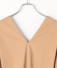 #Newans 【ANSWER for モダンベーシック】ダブルVネックロングワンピース