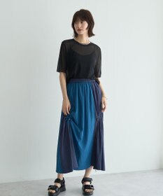 YECCA VECCA ドロストデザインロングスカート