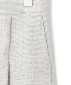 ICB 【日本製】トリアセリネンシャイニーツイル ワイドパンツ