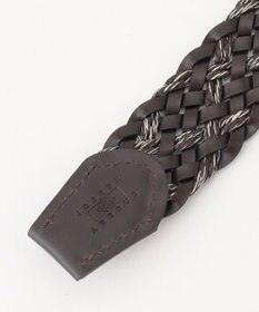 JOSEPH ABBOUD 【イタリア素材/日本製】レザーミックスブレイズ ベルト