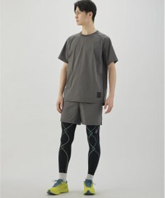 CW-X 【UNISEX】 CW-X トップス ハイゲージニットＴシャツ 半袖 3分袖 Ｕネック UVカット率90%以上(本体) 吸汗速乾(本体) ユニセックス DLR175 /ワコール