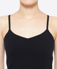 uncrave 【手洗い可】シルキーニット カップ付き キャミソール（uncrave WHITE）
