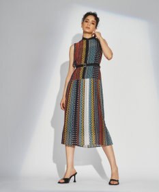 マルチストライププリーツワンピース / GRACE CONTINENTAL  