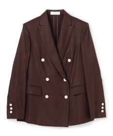 BEIGE， CAROLE / リネンライク ダブルジャケット