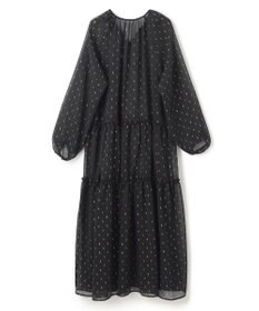 UNFILO ラメリンクルシフォン ワンピース