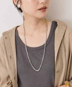 AMERICAN HOLIC 2WAYバイカラーチェーンネックレス