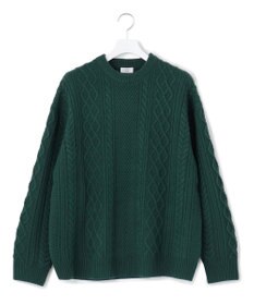 J.PRESS YORK STREET 【UNISEX】アランケーブル クルーニット