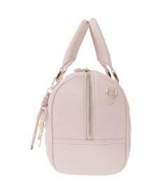 Maison de FLEUR チャーム付きリボンキルティングボストンバッグ