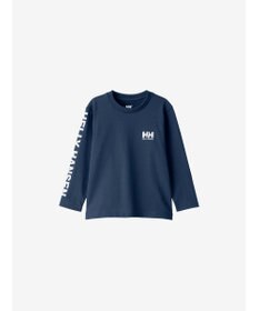 HELLY HANSEN 【UVケア・速乾・記名ラベル付】キッズ ロングスリーブレターティー
