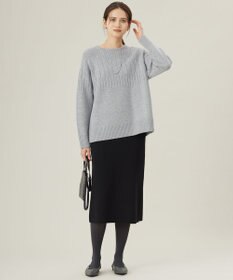 自由区 S 【カタログ掲載・セットアップ対応・洗える】スムージーニット スカート