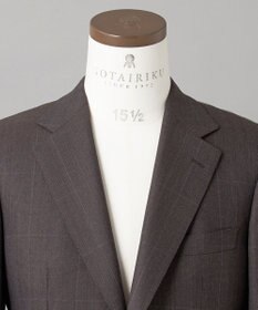 GOTAIRIKU 【ZEGNA/ゼニア】ISLANDFLEECE/アイランドフリース 3ピーススーツ（ブラウン×格子）