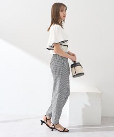 earth music&ecology 接触冷感テーパードパンツ