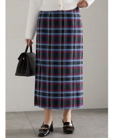 Te chichi チェックナロースカート