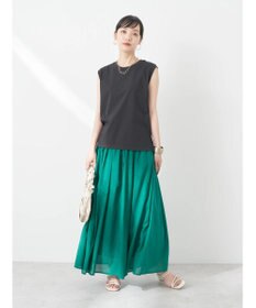 earth music&ecology ノースリーブカットソー（汗じみ防止）