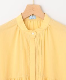 組曲 【洗える】ナチュラルローンギャザーフレア ブラウス