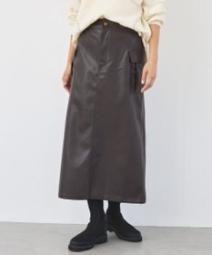 AMERICAN HOLIC Wポケットフェイクレザースカート