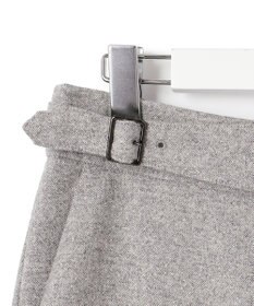 23区 シルクネップツイード ガウチョパンツ