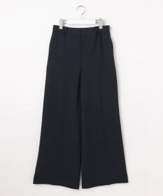 自由区 L 【19号サイズまで展開・カタログ掲載】トリアセダブルクロスワイドストレート パンツ