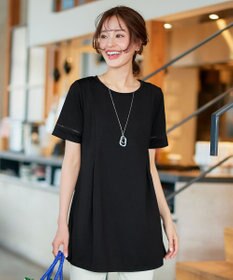 Tiaclasse 【洗える・接触冷感・紫外線ケア・サラごこち】はしごレースチュニック