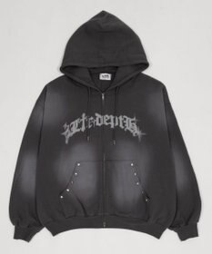 WEGO 【ユニセックス着用ITEM】グラフィックZIPパーカー